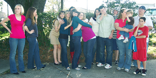 family photo preparations